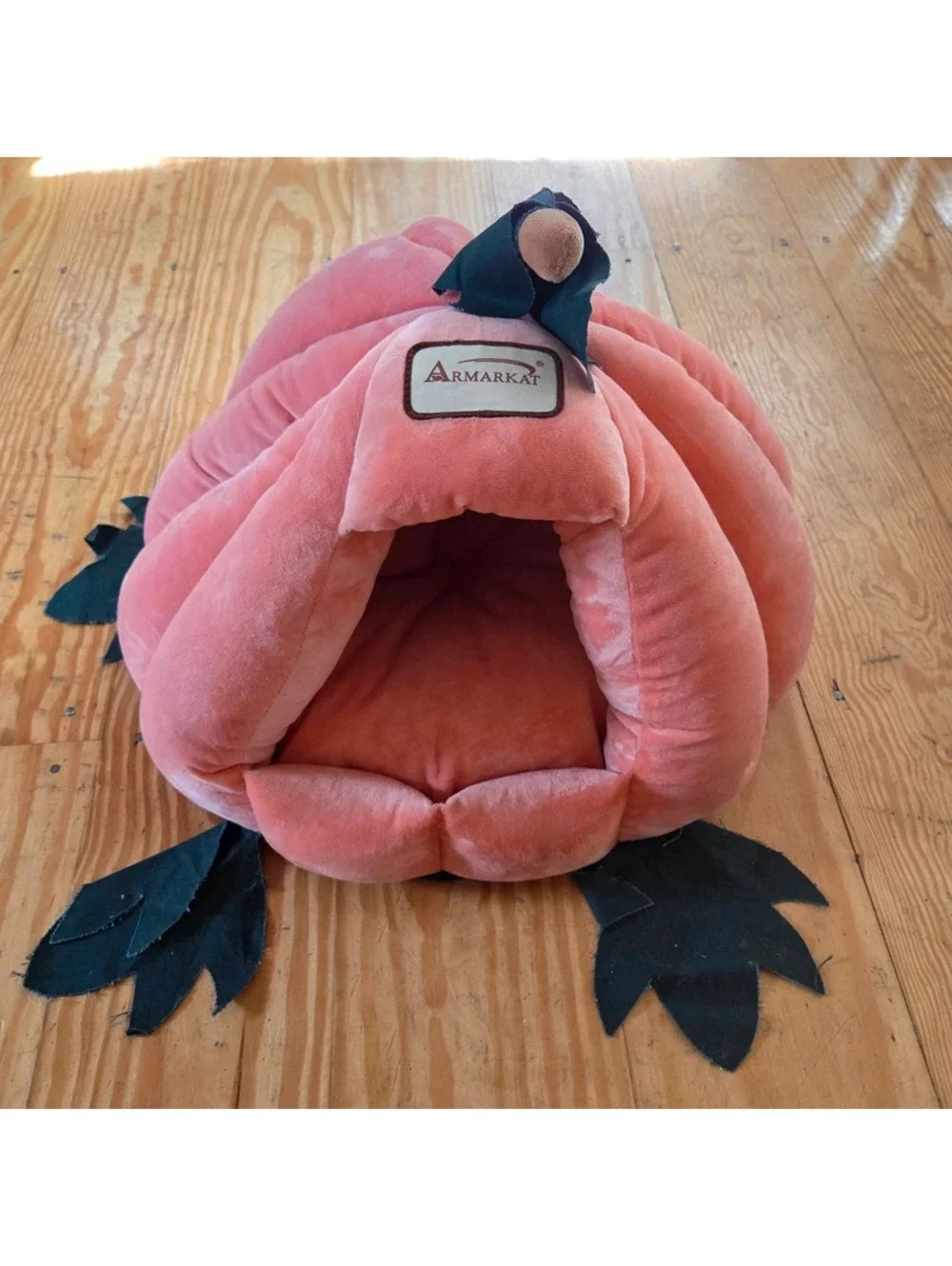 Fall Pumpkin Cat Bed